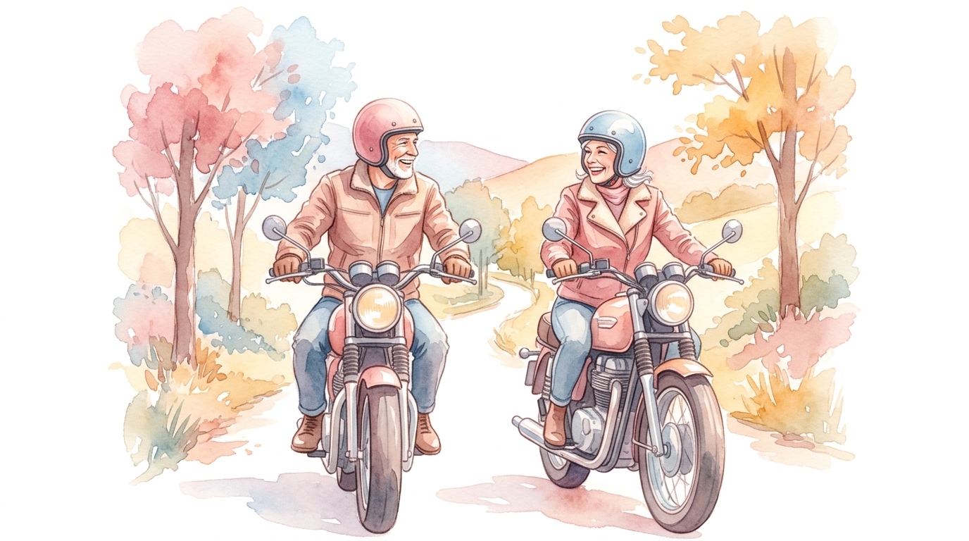 64歳、息子との約束から始まった「夫婦のバイク免許取得」