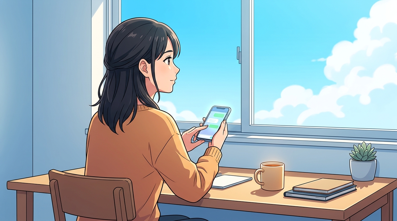 AIとの「会話」は、自分自身と向き合う時間