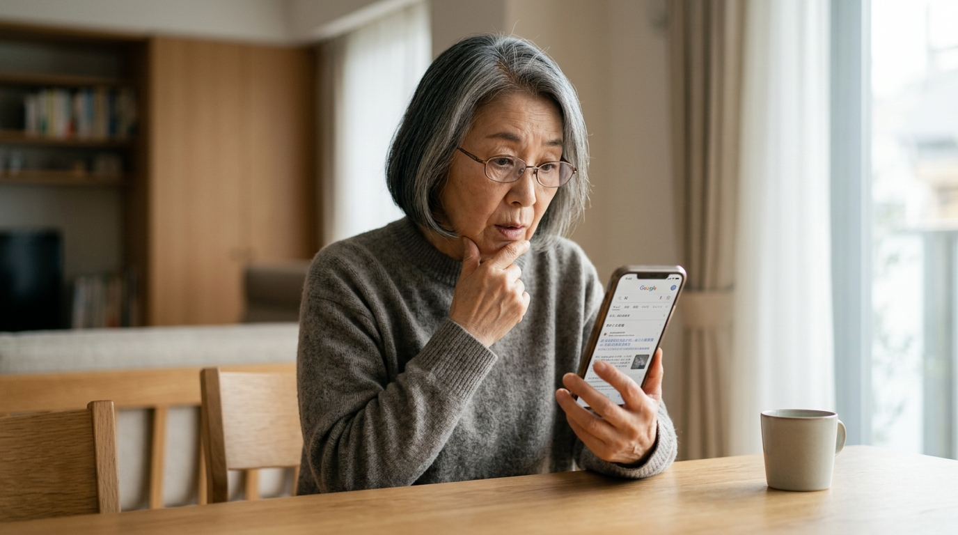 60代のスマホ検索、なぜ今「AI」が気になり始めるのか？