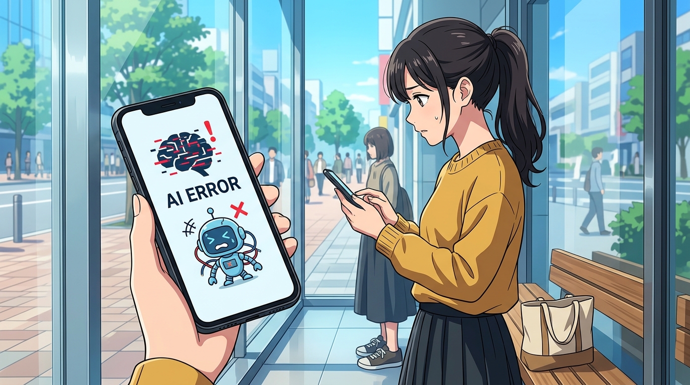 スマホ エラー AI