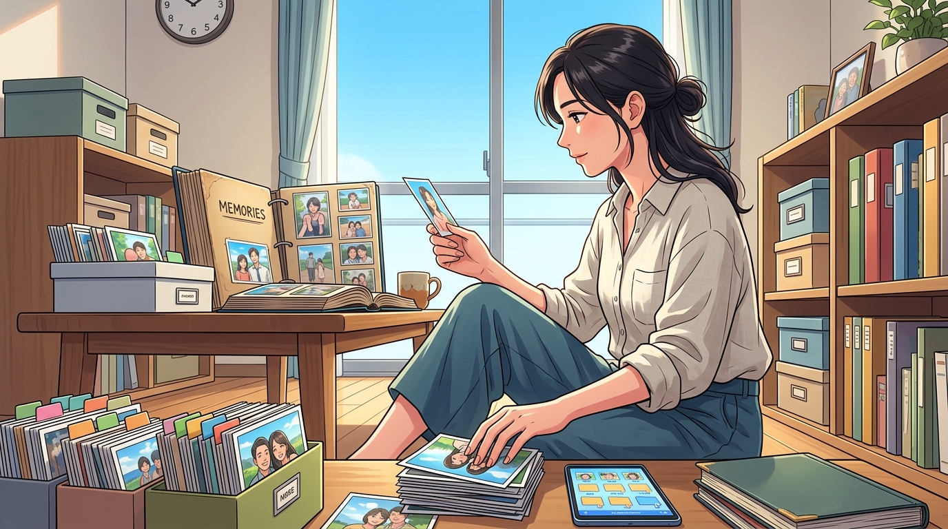 『50からが自分の人生』写真整理から見つける新たな時間