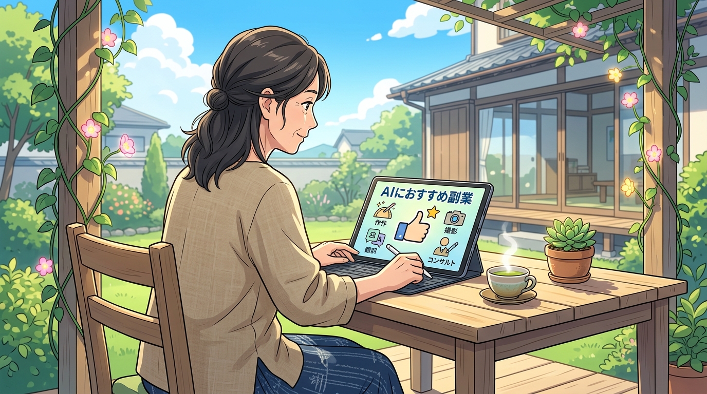 AIが見つけた、60代の私に「無理なく馴染む」副業のヒント